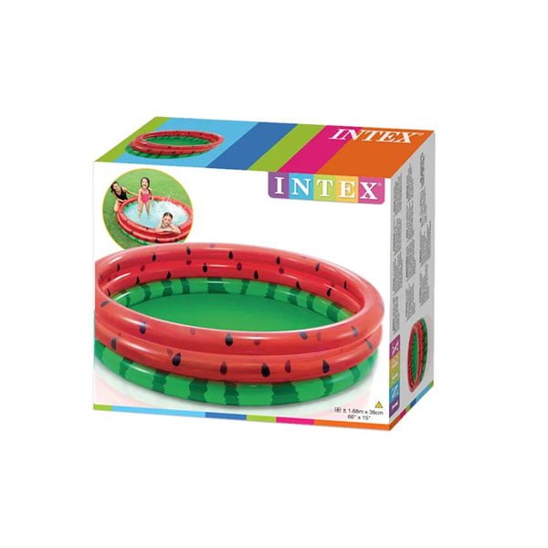 Intex Watermelon-Pool Red & Green 58448 Intex Watermelon-Pool Red & Green 58448